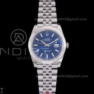 DateJust 41 126334 904L SS VSF 1:1 Best Edition V2 Blue Dial On Jubilee Bracelet DD3235