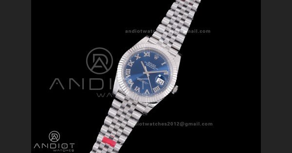 DateJust 41 126334 904L SS VSF 1:1 Best Edition V2 Blue Dial Roman Marker On Jubilee Bracelet DD3235 - Image 2