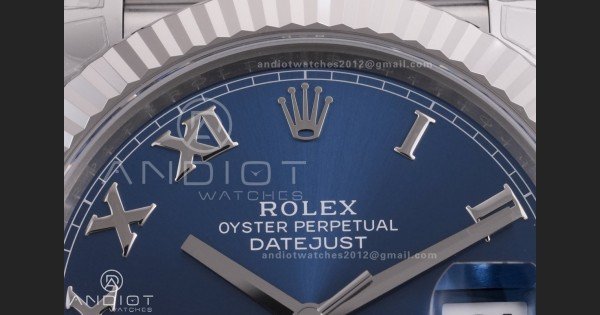 DateJust 41 126334 904L SS VSF 1:1 Best Edition V2 Blue Dial Roman Marker On Jubilee Bracelet DD3235 - Image 4