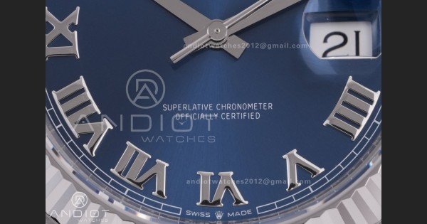DateJust 41 126334 904L SS VSF 1:1 Best Edition V2 Blue Dial Roman Marker On Jubilee Bracelet DD3235 - Image 5