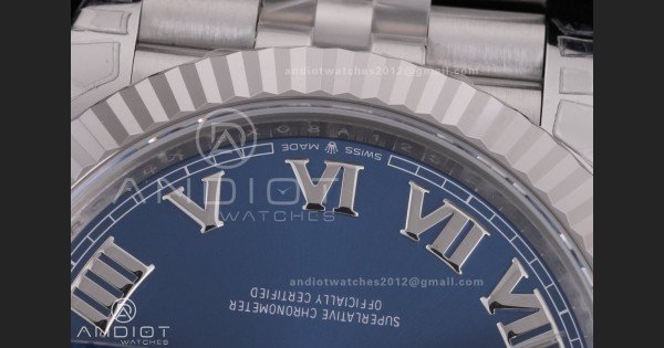 DateJust 41 126334 904L SS VSF 1:1 Best Edition V2 Blue Dial Roman Marker On Jubilee Bracelet DD3235 - Image 6