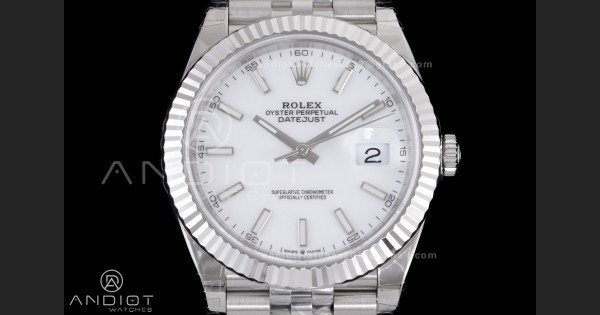 DateJust 41 126334 904L SS VSF 1:1 Best Edition White Dial on Jubilee Bracelet VS3235 - Image 3