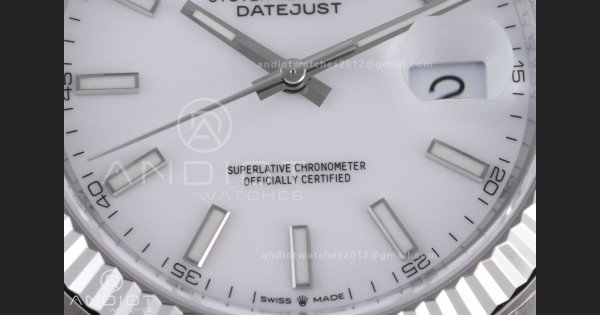 DateJust 41 126334 904L SS VSF 1:1 Best Edition White Dial on Jubilee Bracelet VS3235 - Image 5