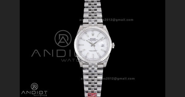 DateJust 41 126334 904L SS VSF 1:1 Best Edition White Dial on Jubilee Bracelet VS3235
