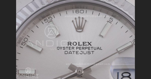 DateJust 41 126334 RCF 1:1 Best Edition 904L Steel Sliver Stick Dial on Jubilee Bracelet RC3235 - Image 4