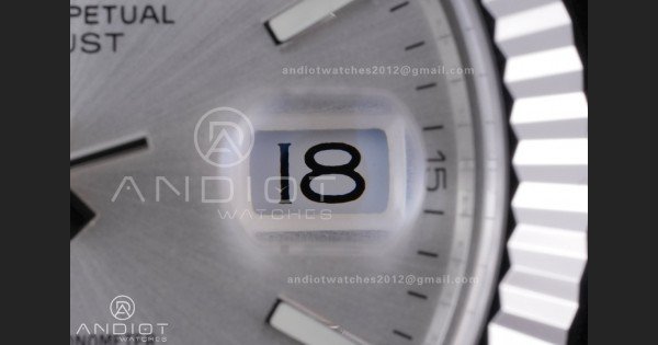 DateJust 41 126334 RCF 1:1 Best Edition 904L Steel Sliver Stick Dial on Jubilee Bracelet RC3235 - Image 7