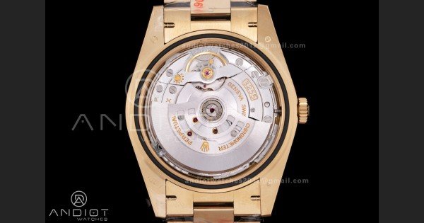 Day Date 228238 40mm Gain Weight QF 1:1 Best Edition Black Dial T Diamond Markers On YG President Bracelet DD3255 - Image 9