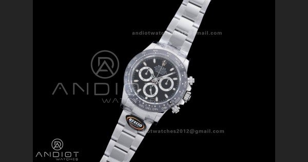 Daytona 116500 BTF 1:1 Best Edition 904L SS Case and Bracelet Black Dial DD4130 - Image 2