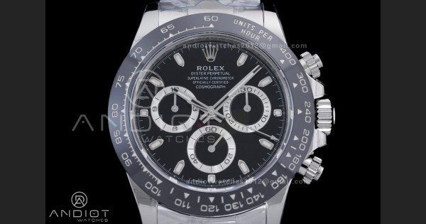 Daytona 116500 BTF 1:1 Best Edition 904L SS Case and Bracelet Black Dial DD4130 - Image 3
