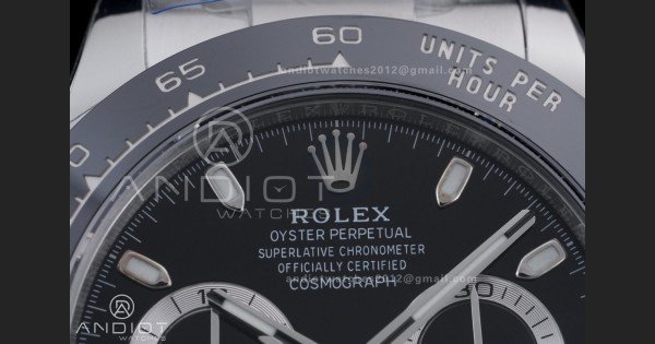 Daytona 116500 BTF 1:1 Best Edition 904L SS Case and Bracelet Black Dial DD4130 - Image 4