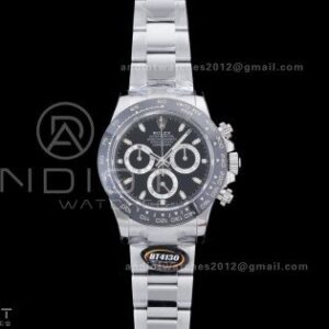 Daytona 116500 BTF 1:1 Best Edition 904L SS Case and Bracelet Black Dial DD4130