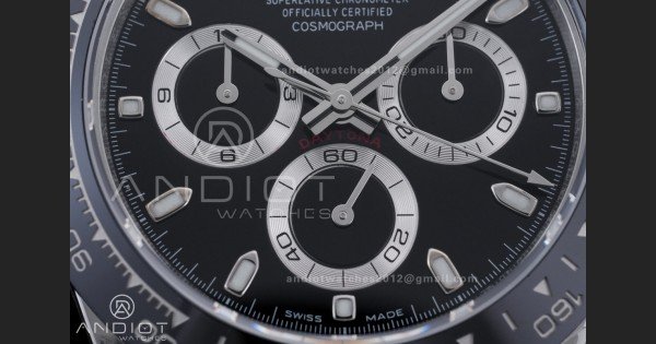 Daytona 116500 BTF 1:1 Best Edition 904L SS Case and Bracelet Black Dial DD4130 - Image 5