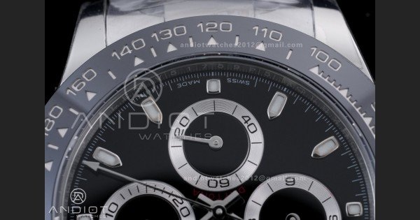 Daytona 116500 BTF 1:1 Best Edition 904L SS Case and Bracelet Black Dial DD4130 - Image 6