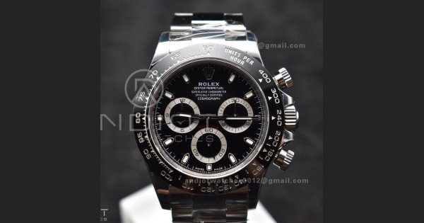 Daytona 116500 SB/VSF 1:1 Best Edition 904L Steel Black Dial on SS Bracelet DD4130 - Image 5