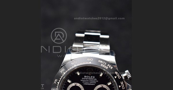 Daytona 116500 SB/VSF 1:1 Best Edition 904L Steel Black Dial on SS Bracelet DD4130 - Image 7
