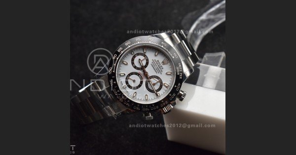 Daytona 116500 SB/VSF 1:1 Best Edition 904L Steel White Dial on SS Bracelet DD4130 - Image 3
