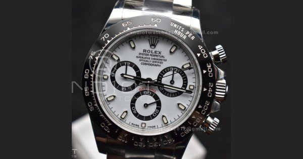 Daytona 116500 SB/VSF 1:1 Best Edition 904L Steel White Dial on SS Bracelet DD4130 - Image 5