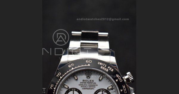 Daytona 116500 SB/VSF 1:1 Best Edition 904L Steel White Dial on SS Bracelet DD4130 - Image 6