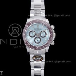 Daytona 116506 Brown Ceramic BTF 1:1 Best Edition Ice Blue Dial on SS Bracelet DD4130 V2