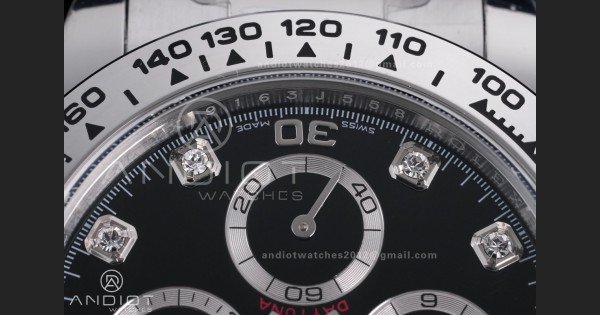 Daytona 116509 BTF 1:1 Best Edition 904L SS Case and Bracelet Black Diamonds Dial DD4130 - Image 6