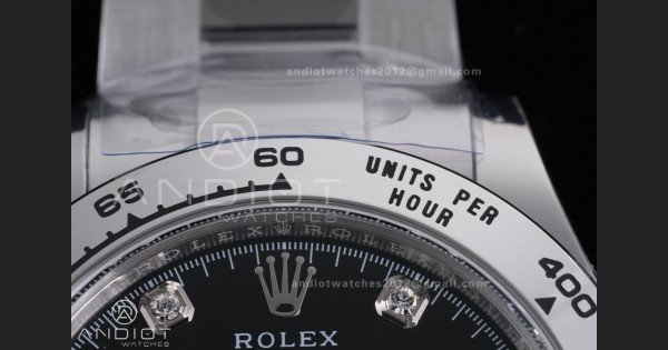 Daytona 116509 BTF 1:1 Best Edition 904L SS Case and Bracelet Black Diamonds Dial DD4130 - Image 7