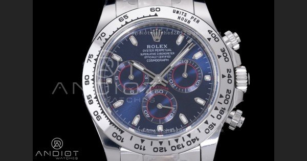 Daytona 116509 BTF 1:1 Best Edition 904L SS Case and Bracelet Blue Dial DD4130 - Image 3