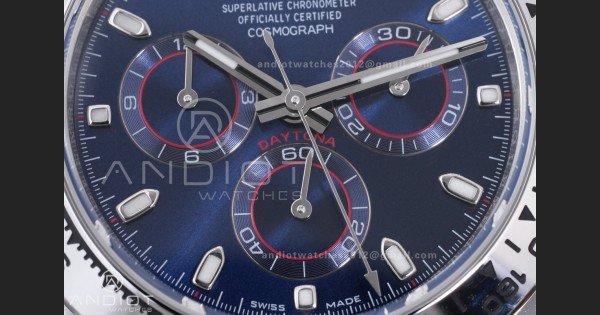 Daytona 116509 BTF 1:1 Best Edition 904L SS Case and Bracelet Blue Dial DD4130 - Image 5