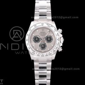 Daytona 116509 Gain Weight V3 VSF 1:1 Best Edition Gray Dial Silver Sub-dial On Oyster Bracelet DD4130