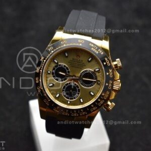 Daytona 116518 VSF 1:1 Best Edition 904L Steel YG Dial on Oyster flex Strap DD4130