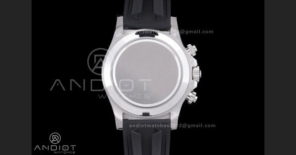Daytona 116519 BTF 1:1 Best Edition Black Diamonds Dial on Oysterflex Rubber Strap DD4130 - Image 8