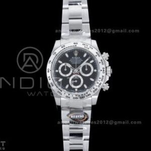 Daytona 116520 904 SS BTF 1:1 Best Edition Black Dial On 904L SS Bracelet DD4130