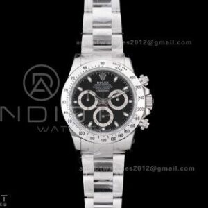 Daytona 116520 VSF 1:1 Best Edition 904L SS Case and Bracelet Black Dial DD4130