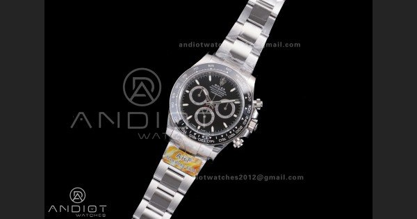 Daytona 126500 ARF 1:1 Best Edition Black Dial on SS Bracelet Strap DD4131 - Image 2