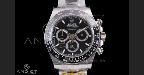 Daytona 126500 ARF 1:1 Best Edition Black Dial on SS Bracelet Strap DD4131 - Image 3