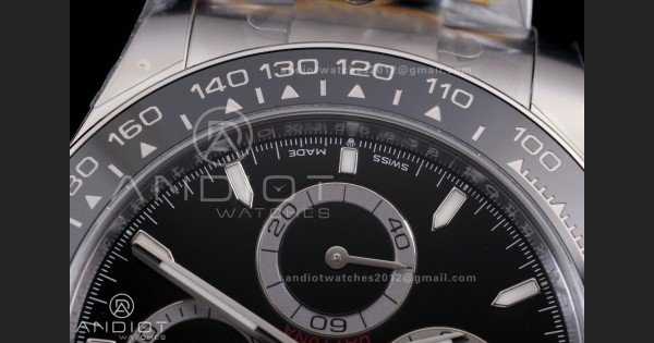 Daytona 126500 ARF 1:1 Best Edition Black Dial on SS Bracelet Strap DD4131 - Image 6
