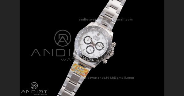 Daytona 126500 ARF 1:1 Best Edition White Dial on SS Bracelet Strap DD4131 - Image 2