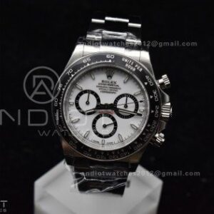 Daytona 126500 BTF 1:1 Best Edition 904L Steel White Dial on SS Bracelet DD4131