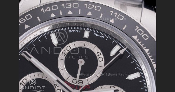 Daytona 126500 UFO 1:1 Best Edition 904L Steel Black Dial on SS Braclet UF4131 (Free Sprung) - Image 6