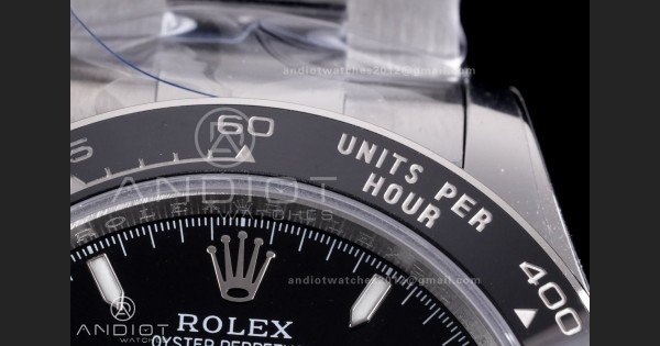Daytona 126500 UFO 1:1 Best Edition 904L Steel Black Dial on SS Braclet UF4131 (Free Sprung) - Image 7