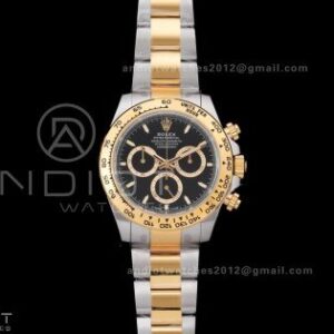 Daytona 126503 Gain Weight VSF 1:1 Best Edition YG/SS Black Dial Black On Oyster Bracelet DD4131