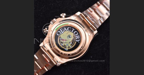 Daytona 126505 QF 1:1 Best Edition Black/RG Diamonds Dial on RG Braclet SH4131 V5 - Image 2