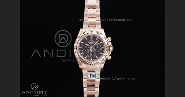 Daytona 126505 THBF 1:1 Best Edition Chocolate Dial on RG Bracelet SH4131