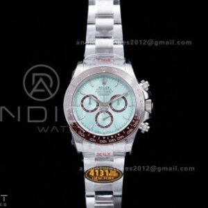 Daytona 126506 Gain Weight QF 1:1 Best Edition Ice Blue Dial Stick Markers on Bracelet SH4131 V6