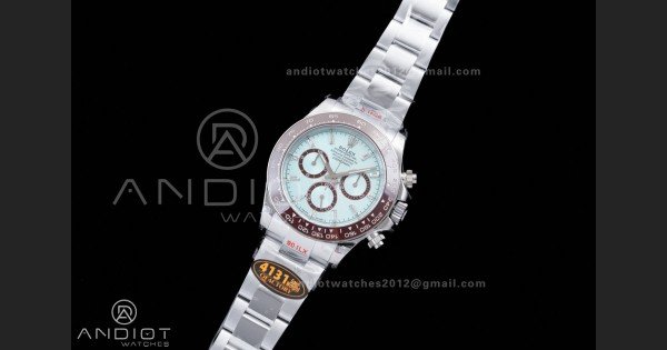 Daytona 126506 Gain Weight QF 1:1 Best Edition Ice Blue Dial T Diamond Markers on Bracelet SH4131 V6 - Image 2