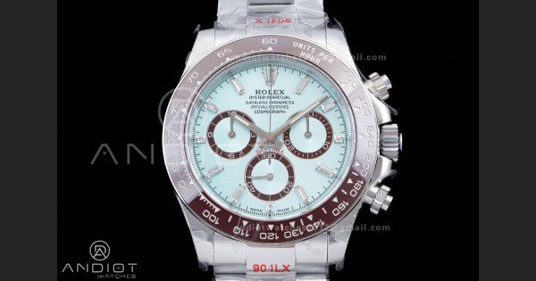 Daytona 126506 Gain Weight QF 1:1 Best Edition Ice Blue Dial T Diamond Markers on Bracelet SH4131 V6 - Image 3