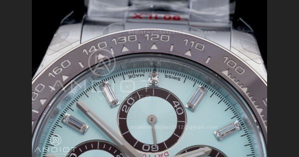 Daytona 126506 Gain Weight QF 1:1 Best Edition Ice Blue Dial T Diamond Markers on Bracelet SH4131 V6 - Image 6