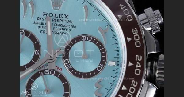 Daytona 126506 QF 1:1 Best Edition Ice Blue Arabic Dial on SS Bracelet QF4131 V6 (Gain Weight) - Image 5