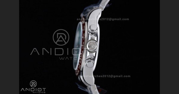 Daytona 126506 QF 1:1 Best Edition Ice Blue Arabic Dial on SS Bracelet QF4131 V6 (Gain Weight) - Image 8
