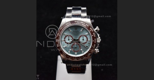 Daytona 126506 QF 1:1 Best Edition Ice Blue Dial Crystal Marker on SS/YG Braclet SH4131 V5 - Image 2