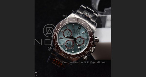 Daytona 126506 QF 1:1 Best Edition Ice Blue Dial Crystal Marker on SS/YG Braclet SH4131 V5 - Image 3